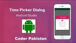 TimePickerDialog: How to pick time in android studio | Android Example