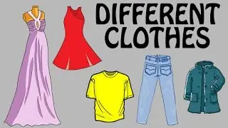 What Do You Wear? Different Types Of Clothes For Kids | Basic English Lessons & English Vocabulary