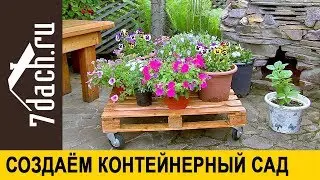 💐 Как создать контейнерный сад - 7 дач