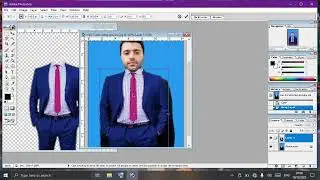 How to Change Dress suit or coat in Adobe Photoshop 7.0 in Urdu& Hindi | Dress change in 