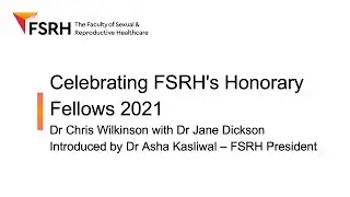 Honorary Fellow of 2021 Dr Chris Wilkinson with Dr Jane Dickson