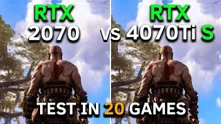 RTX 2070 8GB vs RTX 4070 Ti Super 16GB | Test In 20 Games at 1440p | 2024