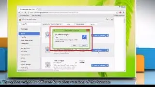 Installing Extensions in Google Chrome™ Browser on Windows® 8