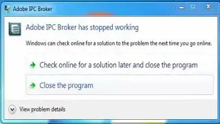 how to fix Adobe ipc Broker problem) by Tech Help Community