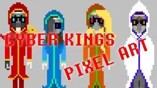 CYBER KINGS |  Основные Персонажи | PIXEL ART