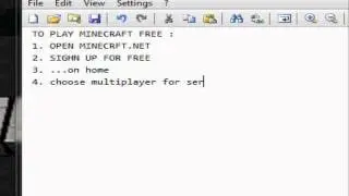 How To Play Minecraft Free OUTDATED BUT ONLINE