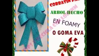 DIY. MOÑO, CORBATÍN O LAZO  NAVIDEÑO- CHRISTMAS TIE