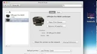 How-to stop sharing a printer on handyPrint