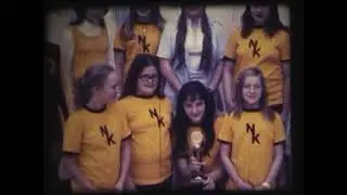 North Kenai Roughnecks girls basketball team in North Kenai Elementary gym  1978