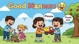 Good Manners 😊🎶 | Fun Learning Song About Polite Behavior for Kids | Happy Tale & Tune