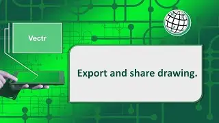 Vectr - Export and share drawing.
