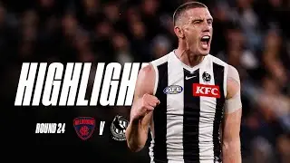 Lightning strikes at the MCG as the Pies down the Demons ⚡️