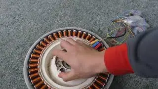 Homemade washing machine generator
