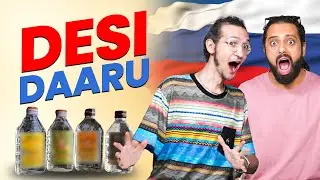 Russian Tries Indian Alcohol | Ok Tested