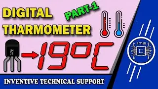 LM35 With Pic16F676 Microcontroller || Measuring Temperature using LM35 || Digital Tharmometer