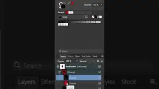 How to cut out shapes in affinity designer