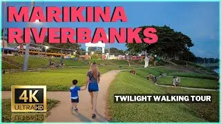DISCOVER MARIKINA CITY: Riverbanks Center Walking Tour in the Philippines 4K 🇵🇭