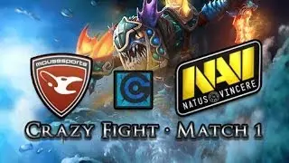 Dota 2 Mouz vs Na'Vi NA Crazy Teamfight Match 1 Live Commentary GIGABYTE Challenge June 22, 2014