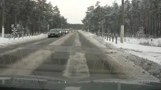 Поезд чистит снег, а я ремонтируют сколы