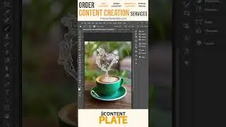 How to create Smoke Brush Coffee in Photoshop.