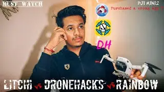 DRONEHACKS vs RAINBOW vs LITCHI comparison - DJI MAVIC MINI / 