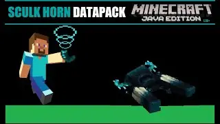 Sculk Horn In Minecraft(Datapack)