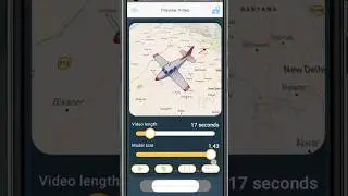 MAP Animation In Phone..😎✈️
