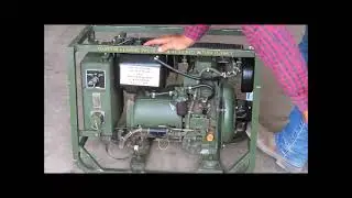 MEP-531a 2KW Portable Diesel Generator Quick Start