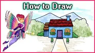 Learn to Draw a Cottage | Easy Drawings for Beginners