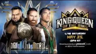 WWE2K24 Sami Zayn Vs Chad Gable Vs Bronson Reed | King And Queen Of The Ring