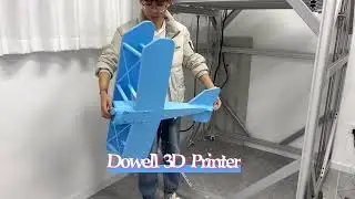 3D printing airplane model again!#3dprinter #airplane #3dprinting #machine #large3dprinter #foryou