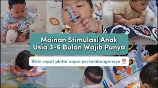 MAINAN STIMULASI ANAK USIA 3-6 BULAN I MAINAN BAYI I SHOPEE HAUL