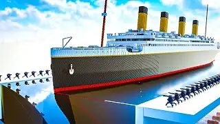 50 Turrets vs Ships And Boats | Teardown