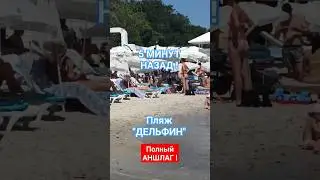 ВСЕ ЛЕЖАКИ ЗАНЯТЫ !Одесса, пляж! Столько людей!