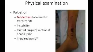 General principles of ortho trauma for PA students 2 - evaluation