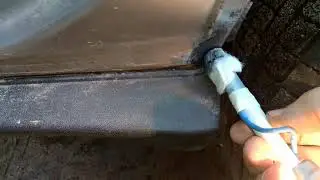 Цинкование места ржавчины