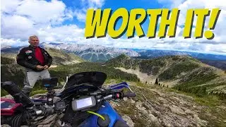 The Ride to this PEAK Made Camping in the Rain WORTH IT!