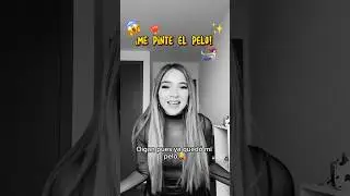 ME PINTE EL PELO! 😱🧜🏻‍♀️ vean el resultado 🫦