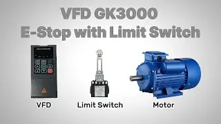 VFD Emergency Stop with Limit Switch #howto #vfd #motor