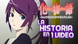 🟣 BAKEMONOGATARI: La Historia en 1 Resumen