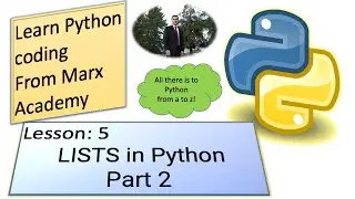 Lists 2 in Python-Bound Checking-Nesting-Append and Matrix Representation Learn Python Coding L5