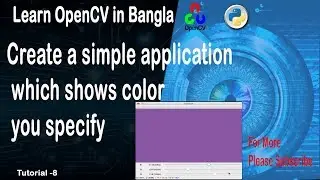 How to create a simple application which show the color you specify.