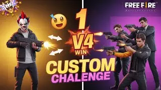 My Pro Subscriber Challenge Me 🤯 आजा 1 vs 4 में !! 🔥 Intence Clash Battle - Garena Free Fire