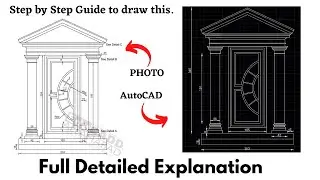 Church Gate AutoCAD Drawing Practice #autocadpractice