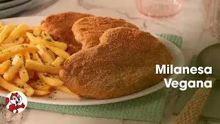Milanesa vegana