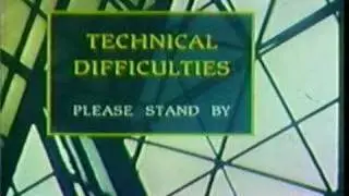 WNED 17 Technical Difficulties 1988