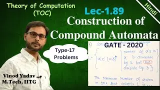 L 1.89 | Compound Automata concept with with example | Compound DFA concept with example