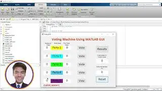 Voting Machine using MATLAB GUI