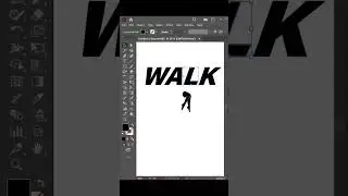 typography walk logo design  #reels #photoshop #figmauidesign #shorts