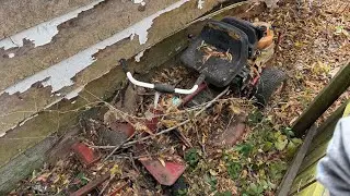 WILL IT START?? FREE ABANDONED MOWER!